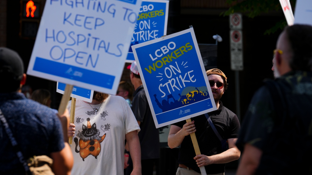 LCBO workers to hold rally in downtown Toronto on day 2 of historic strike