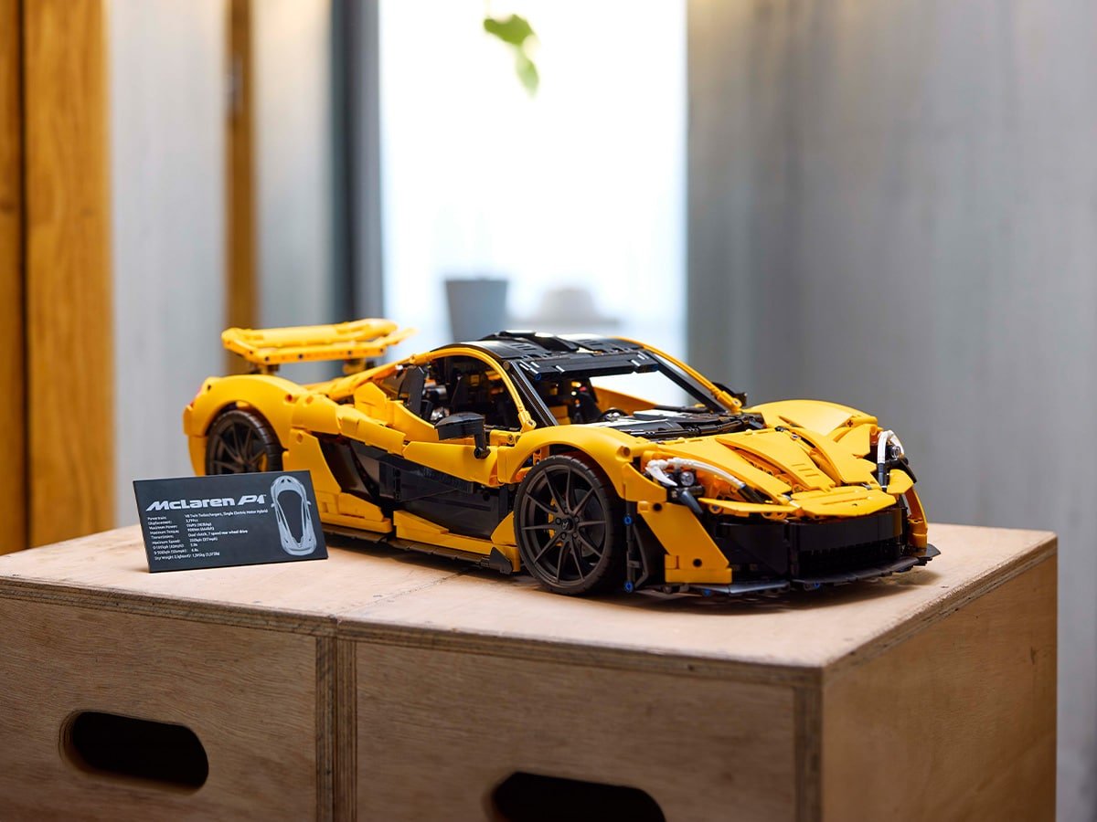 LEGO Technic McLaren P1 Recreates the Pioneering Hypercar in 3,893 Pieces