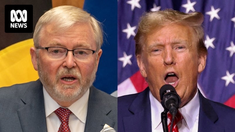 Like JD Vance, Kevin Rudd has changed his tune on Donald Trump