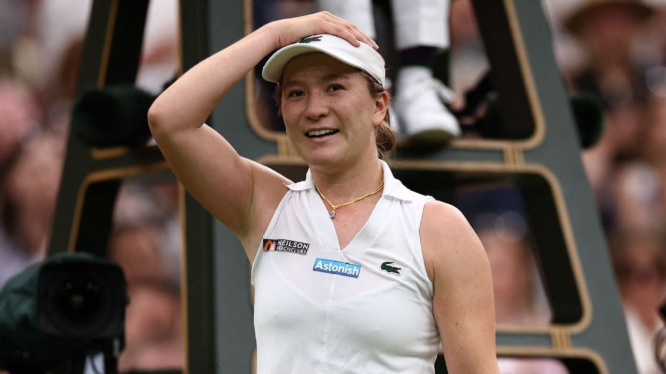 Lulu Sun stuns Emma Raducanu to continue Cinderella Wimbledon run