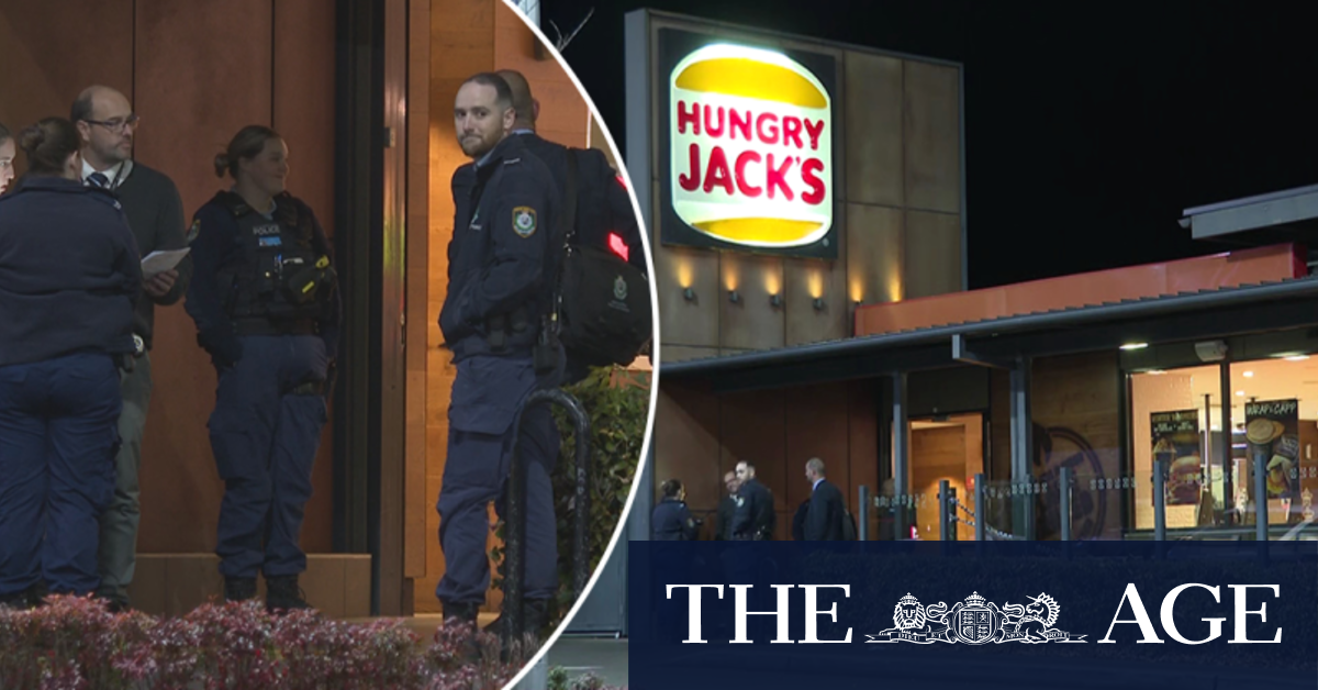 Man demands burger during alleged armed robbery