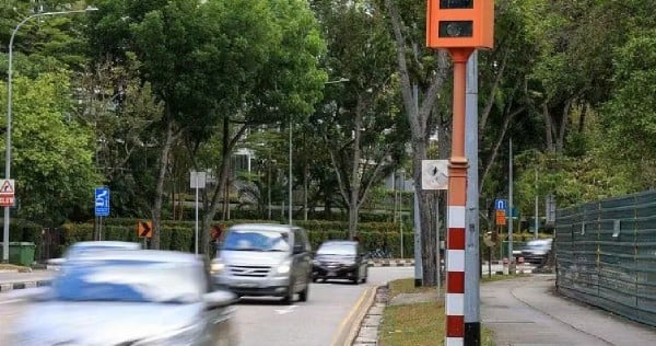 Man first to be convicted for speeding caught by new function in red-light camera at West Coast
