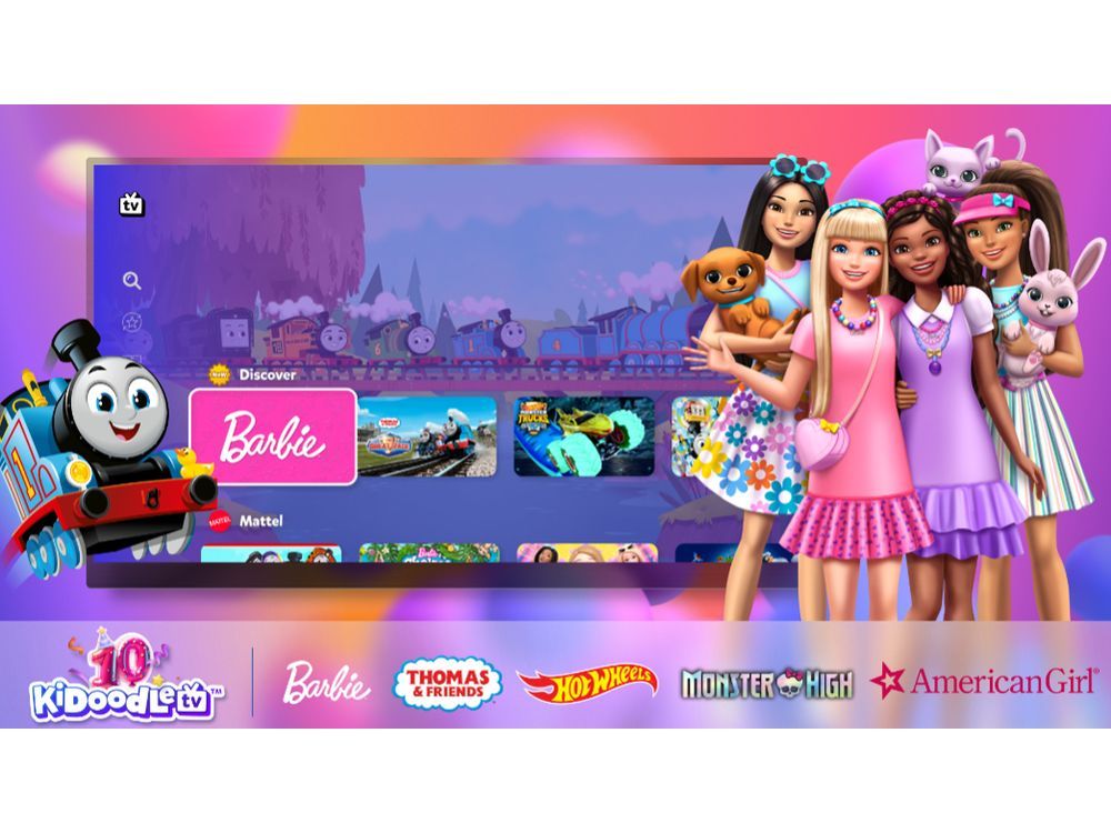 Mattel and A Parent Media Co. Inc. to Bring Beloved Franchise Series to Kidoodle.TV Service