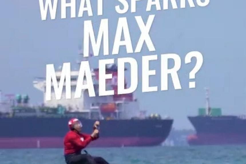 Meet Singapore kitefoiler Max Maeder, the polite champion who despises losing