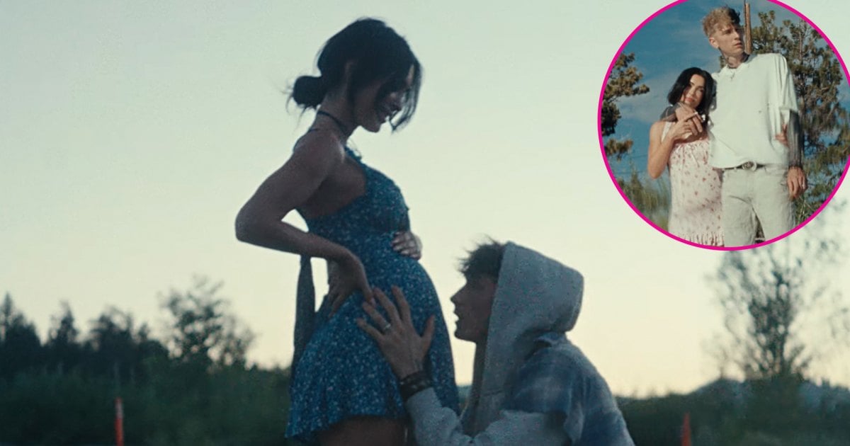 Megan Fox Sports a Baby Bump in New Machine Gun Kelly Music Video