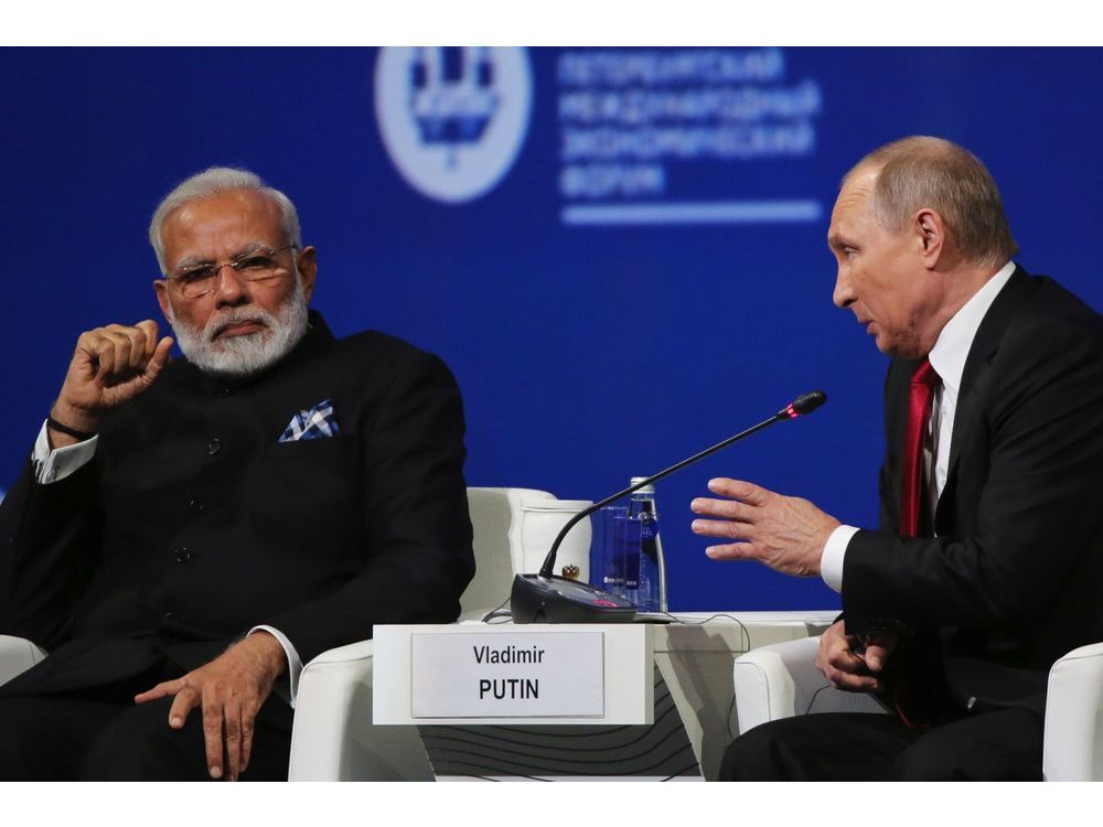 Modi Is Shoring Up Russia Ties as Putin Deepens China Embrace