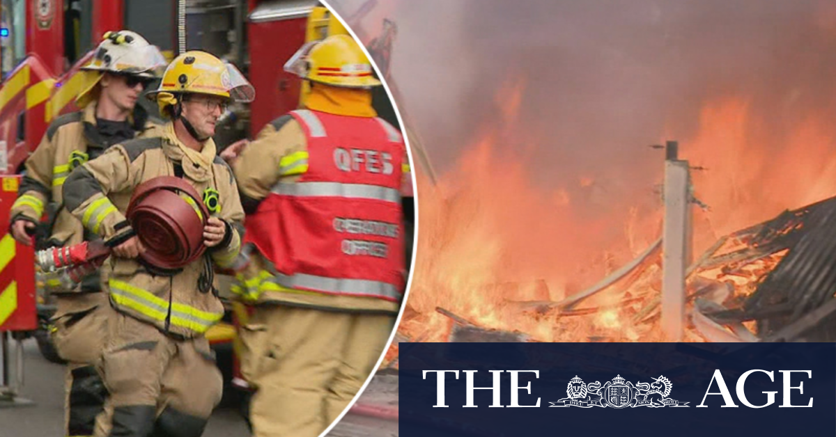 Monster fire tears through three homes