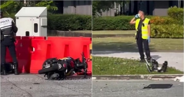 Motorcyclist, 33, dies after accident involving van in Jurong