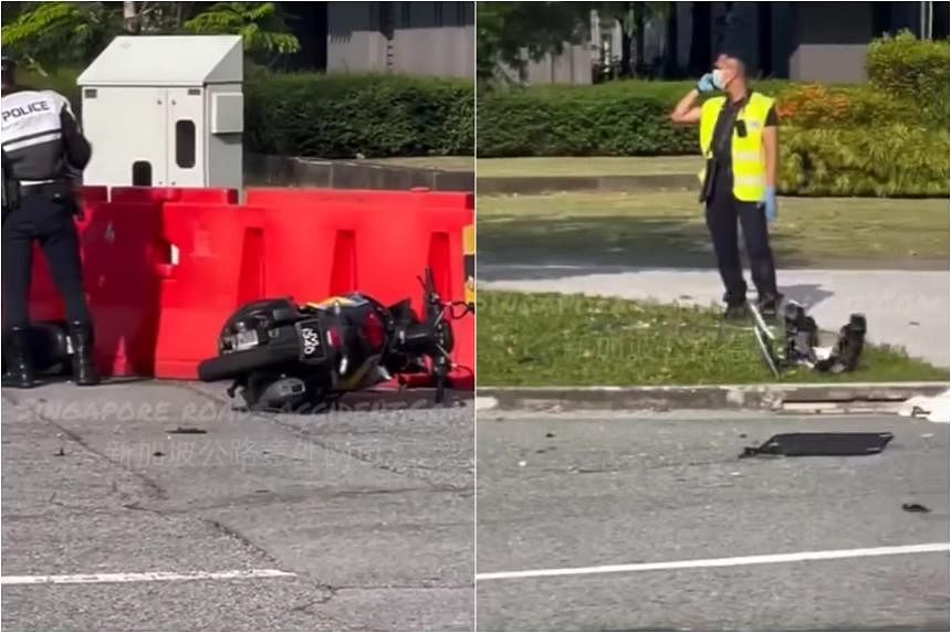 Motorcyclist dies after accident in Jurong involving van 