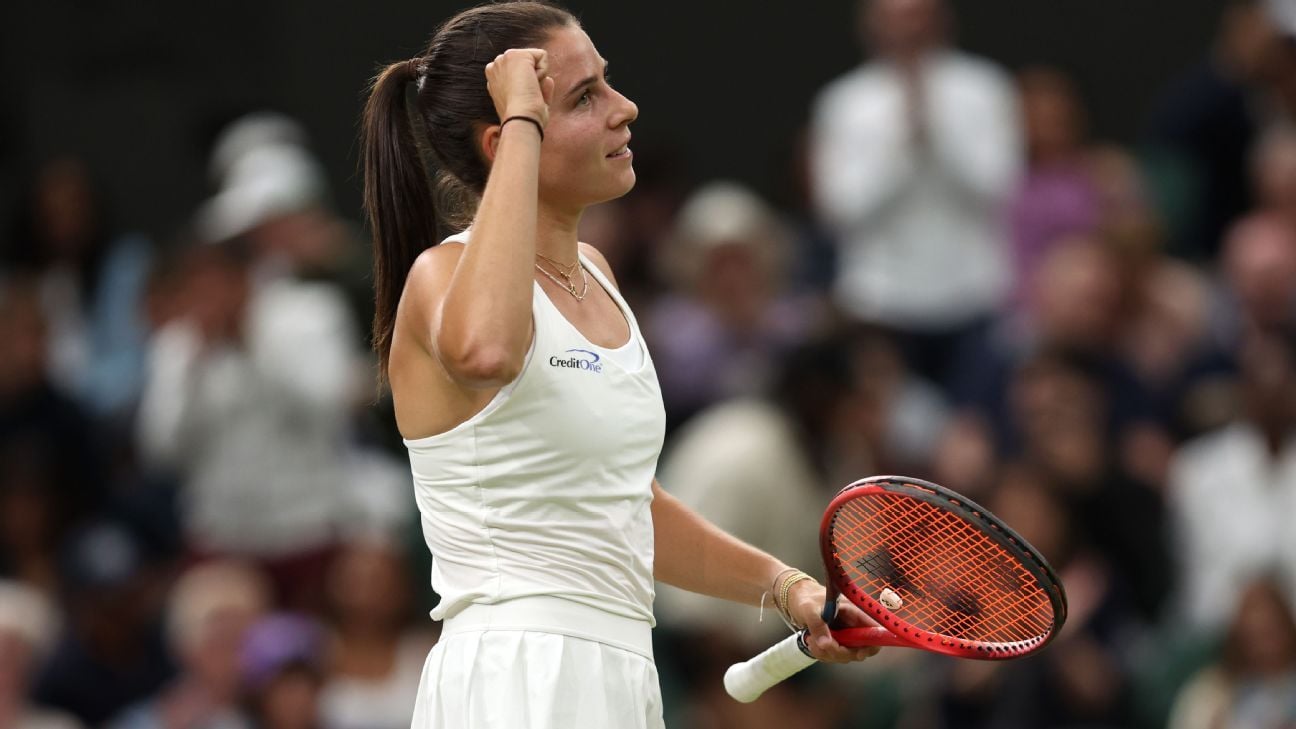 Navarro ousts No. 2 Gauff in 2 sets at Wimbledon