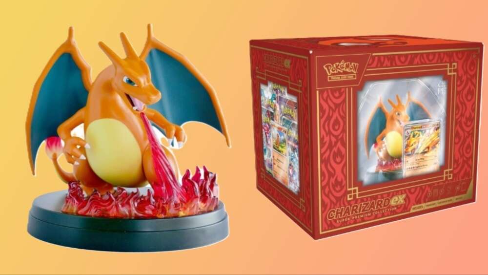 New Pokemon TCG Super-Premium Collection With Charizard Statue Is Up For Preorder