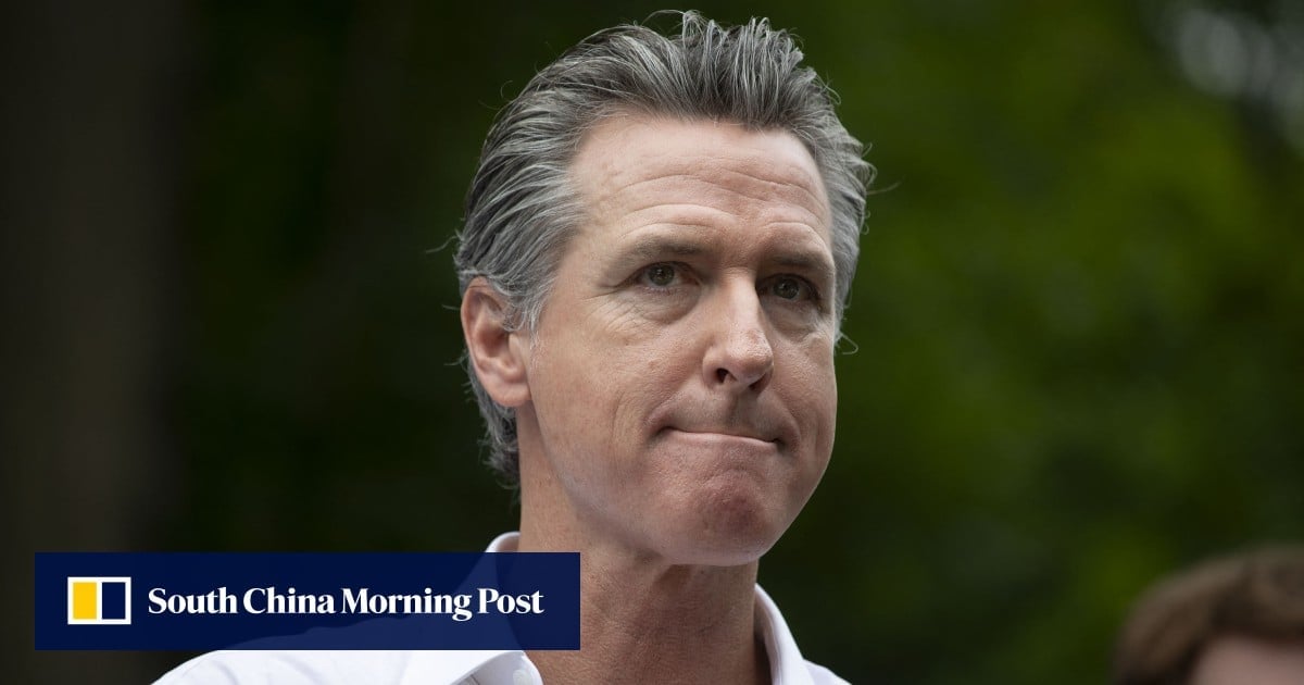 Newsom touts his support for Biden and sidesteps replacement talk in 2024 US race