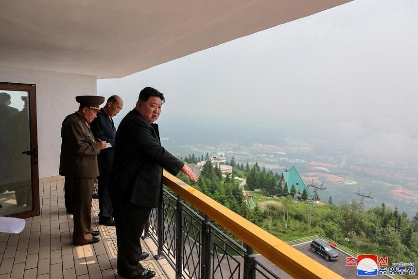 North Korea's Kim Jong Un inspects flooded areas near China border, KCNA says