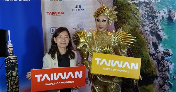 Nymphia Wind touts Taiwan's diversity at annual NYC pride parade