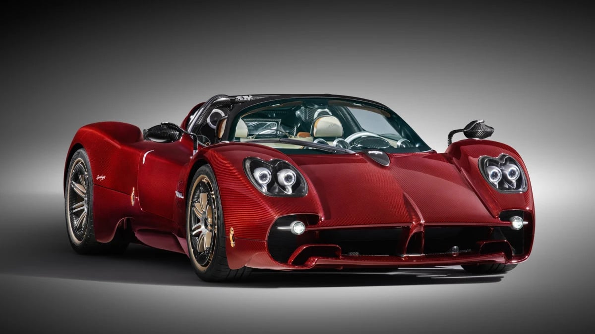 Pagani Utopia Roadster keeps the stick and the V12, loses its top
