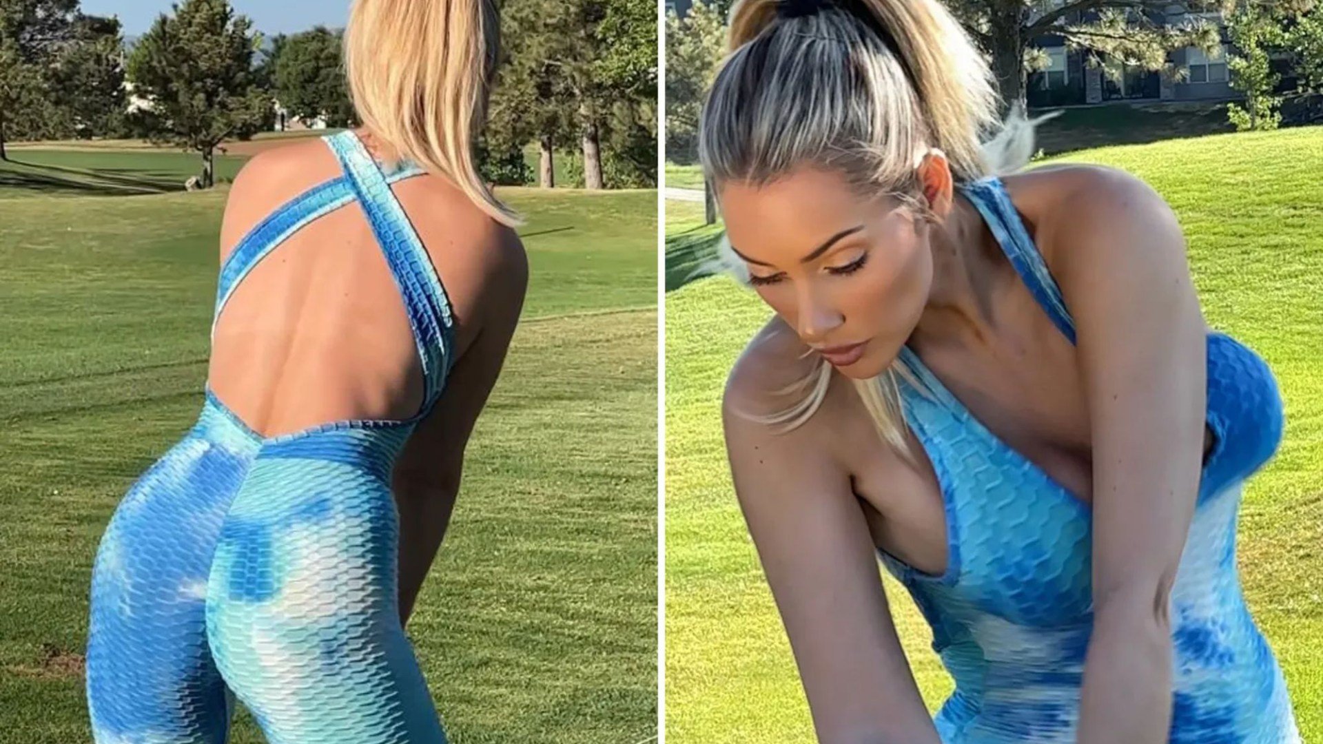 Paige Spiranac gives hack for golfers with big boobs as she shares video of her swing in slow motion