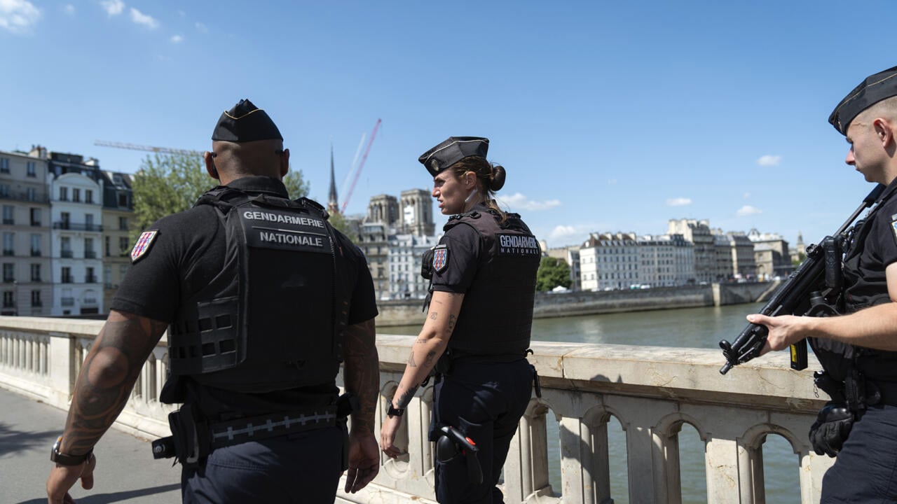 Paris police seal off River Seine areas ahead of Olympics opening ceremony