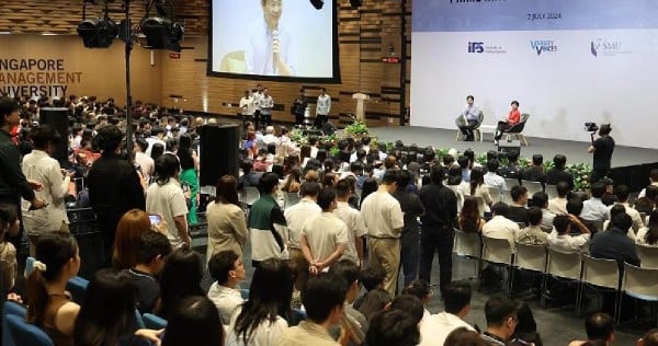 PM Wong answers questions at youth dialogue, including on conflicts of interest and why MPs are allowed to have full-time jobs 