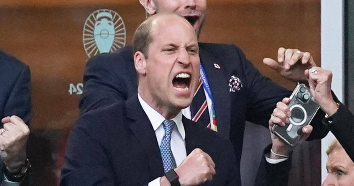 Prince William Gets Super Excited Watching England Win UEFA Euros Match