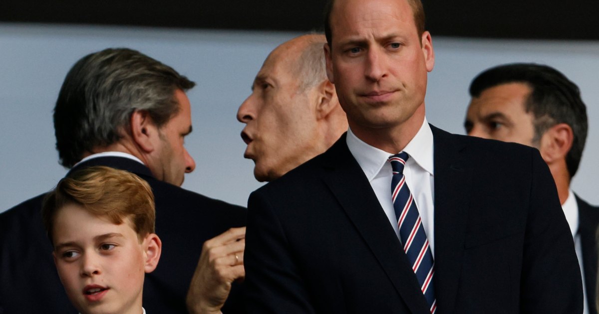 Prince William Takes Son Prince George With Him to Euro Final in Berlin