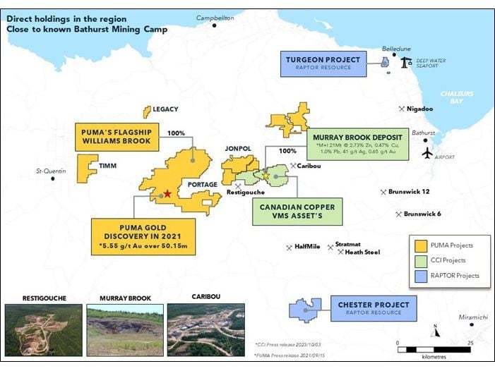 Puma Exploration Provides Update on Transactions with Raptor Resources