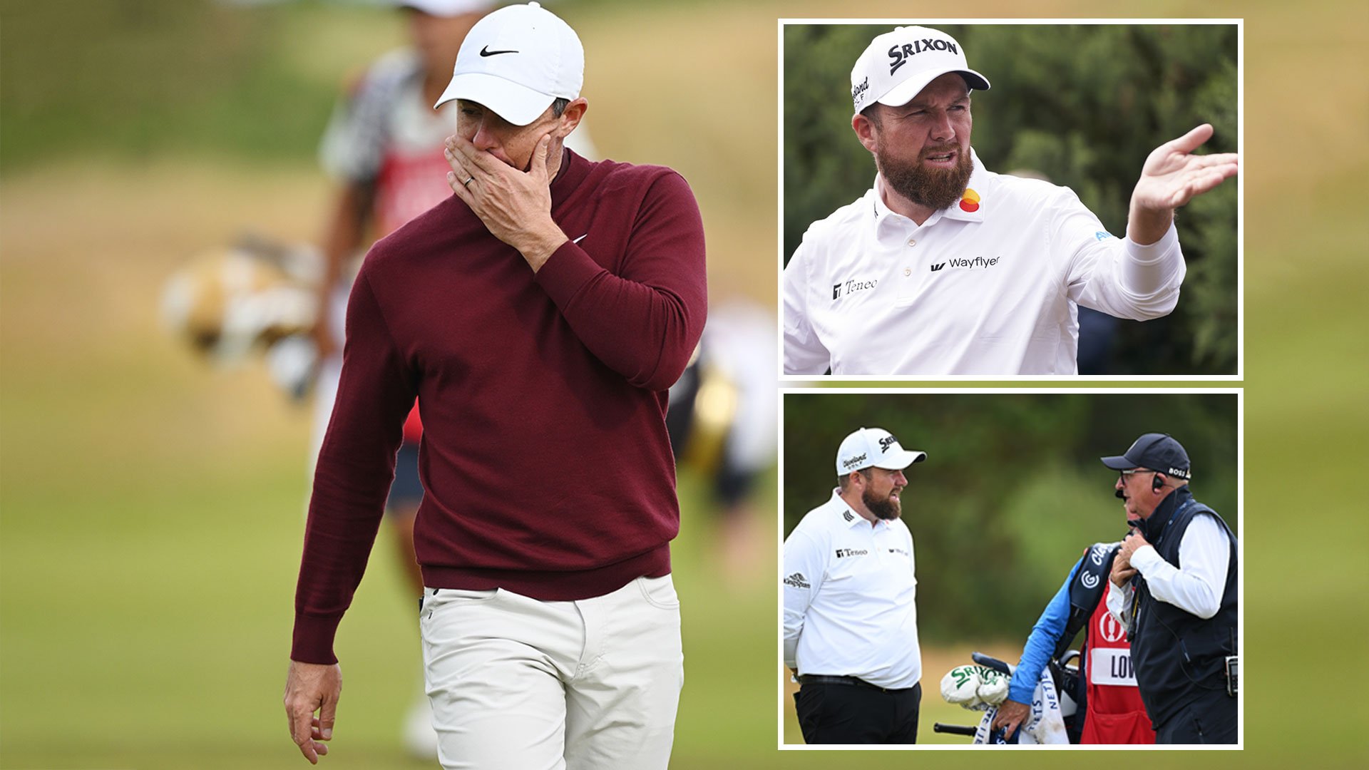 Rory McIlroy MISSES cut in woeful display at The Open as Lowry leads despite outrageous X-rated outburst at TV cameraman