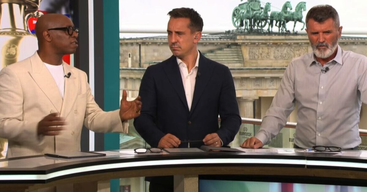 Roy Keane and Ian Wright tell Gary Neville off for England comment - 'Told you about that'