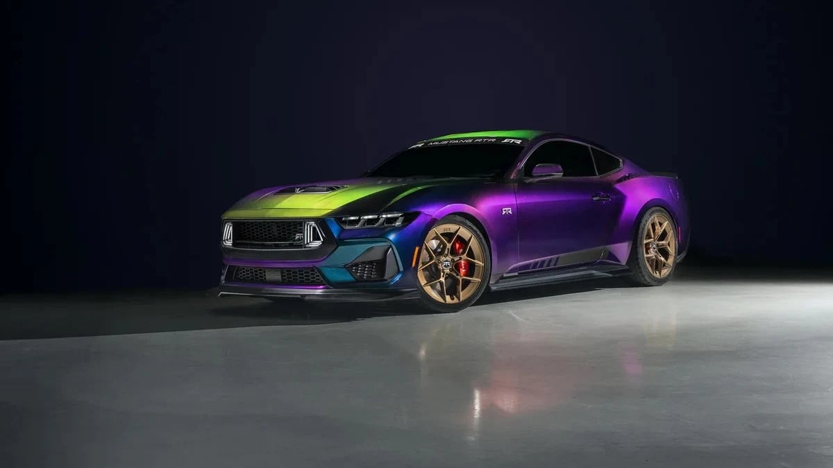 RTR brings color-shifting Mystichrome paint back to the Ford Mustang