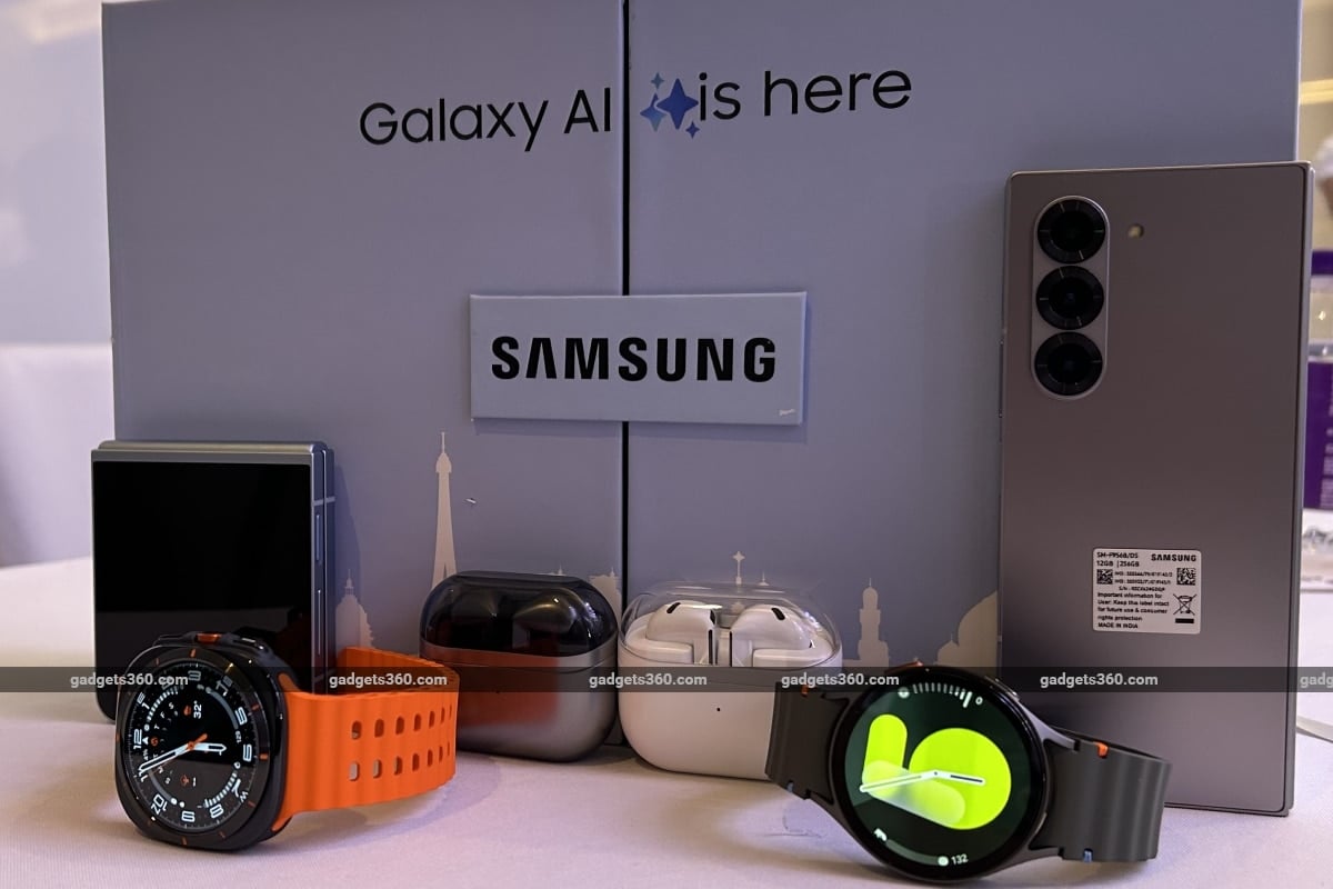 Samsung Galaxy Z Fold 6, Z Flip 6, Galaxy Watch 7, Watch Ultra and Galaxy Buds 3 Series Prices in India Announced