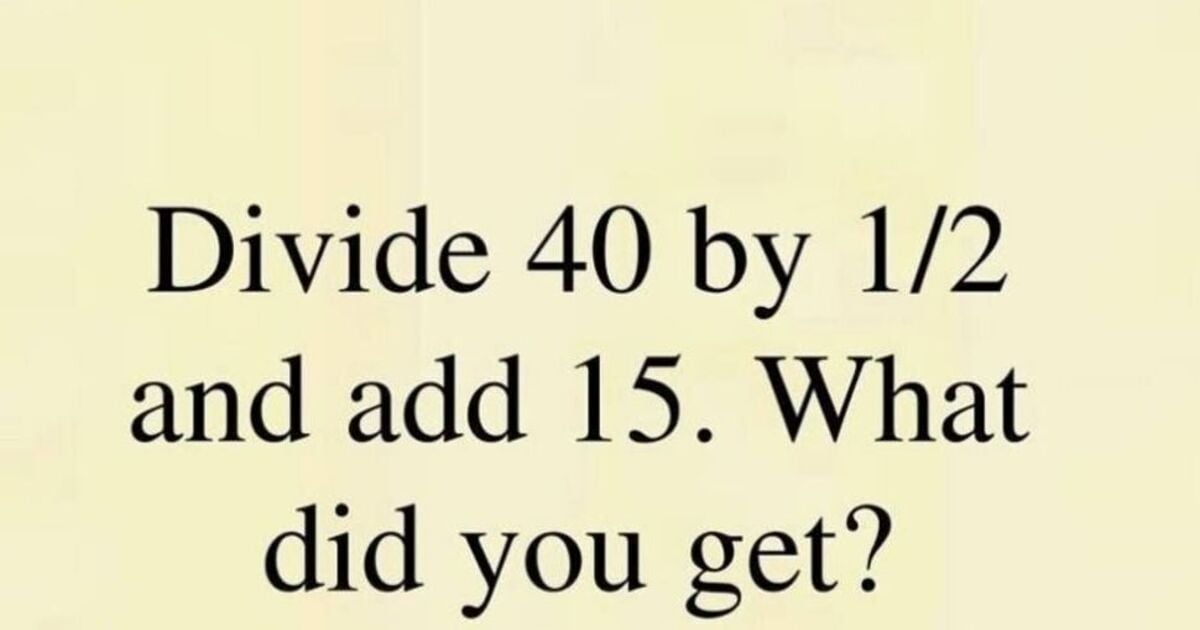 Seemingly-simple maths question has people stumped - can you work out the answer?