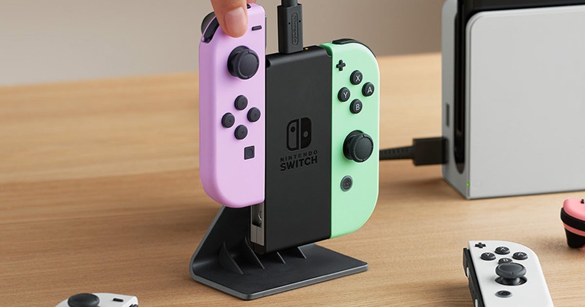 Seven years after Switch's launch, Nintendo unveils Joy-Con Charging Stand