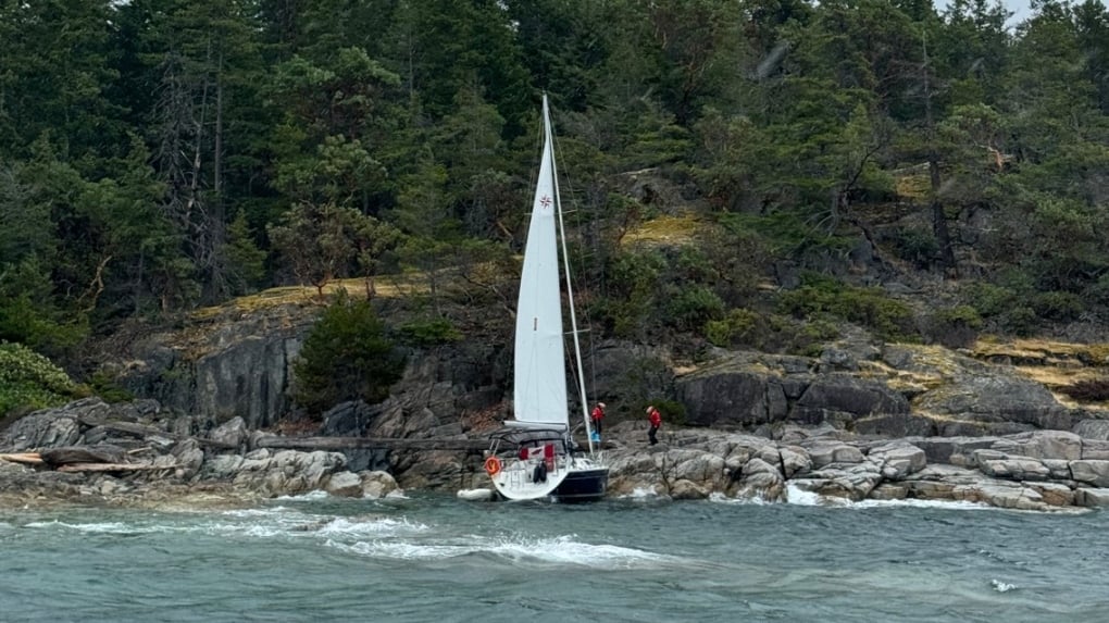 'Severely hypothermic' sailor rescued after spending hours adrift off B.C. coast