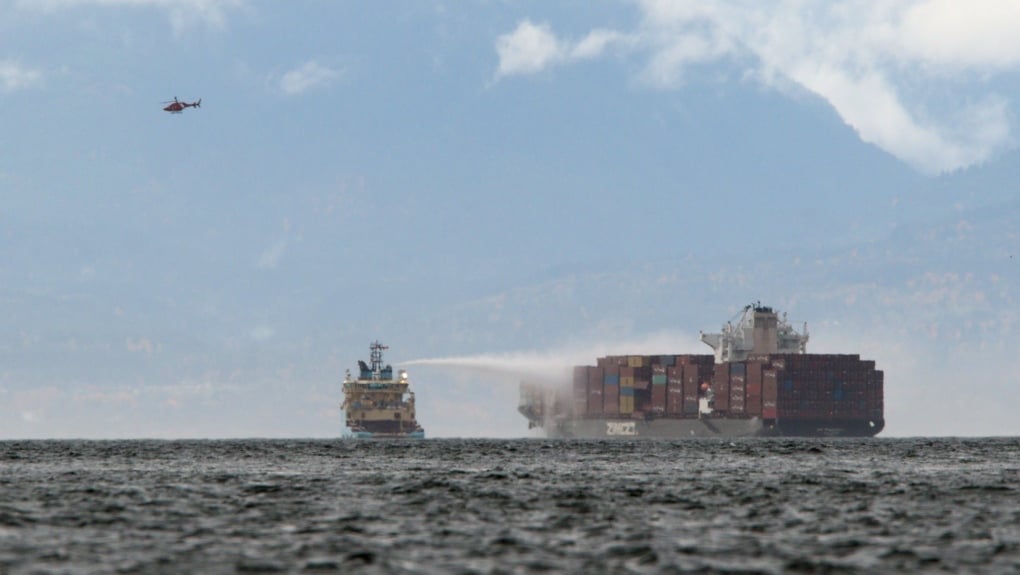 Ship fire off Victoria shows Canada isn't prepared for marine emergencies: TSB 