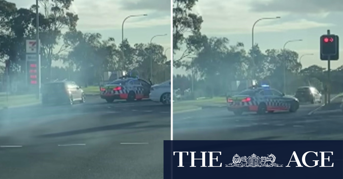 Shocked motorists record police pursuit in NSW