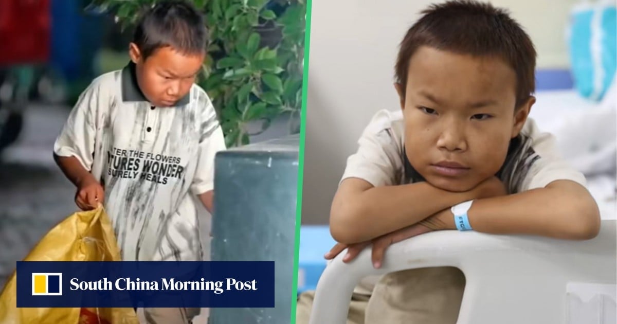 Sick China scavenger boy earns US$1.4 a day to help ill uncle captivates 8 million online