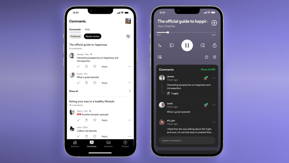 Spotify for Podcasters App Introduces Comments Feature, Enabling Deeper Engagement With Listeners