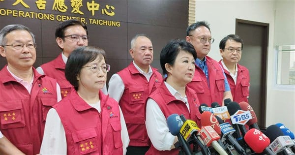 Taichung mayor cancels U.S. trip amid concerns over typhoon