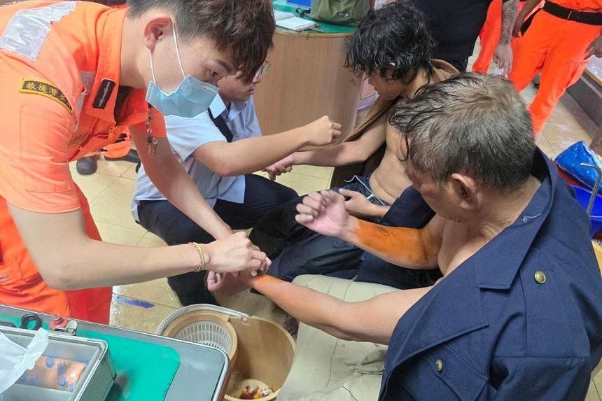 Taiwan attempts to rescue dozens of sailors stranded by Typhoon Gaemi