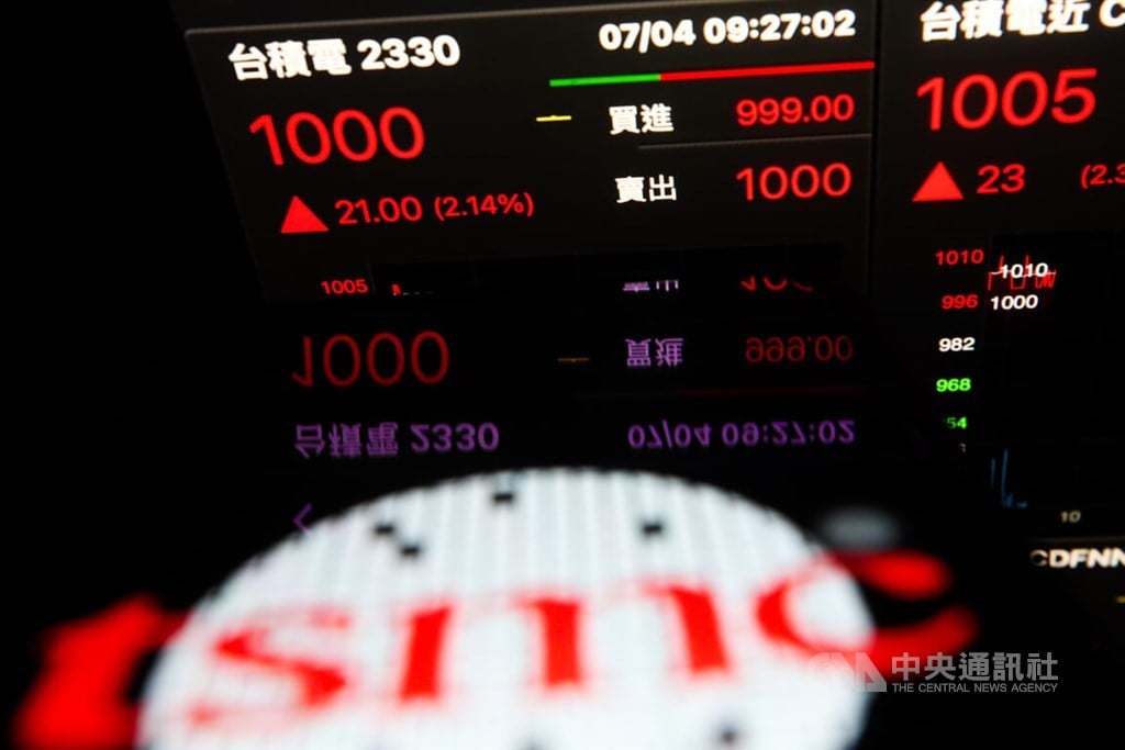 Taiwan shares end at new high as TSMC sets record