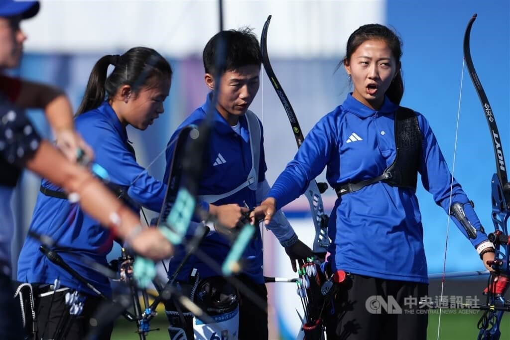 Taiwan women's archery team eliminated in quarterfinals in Paris