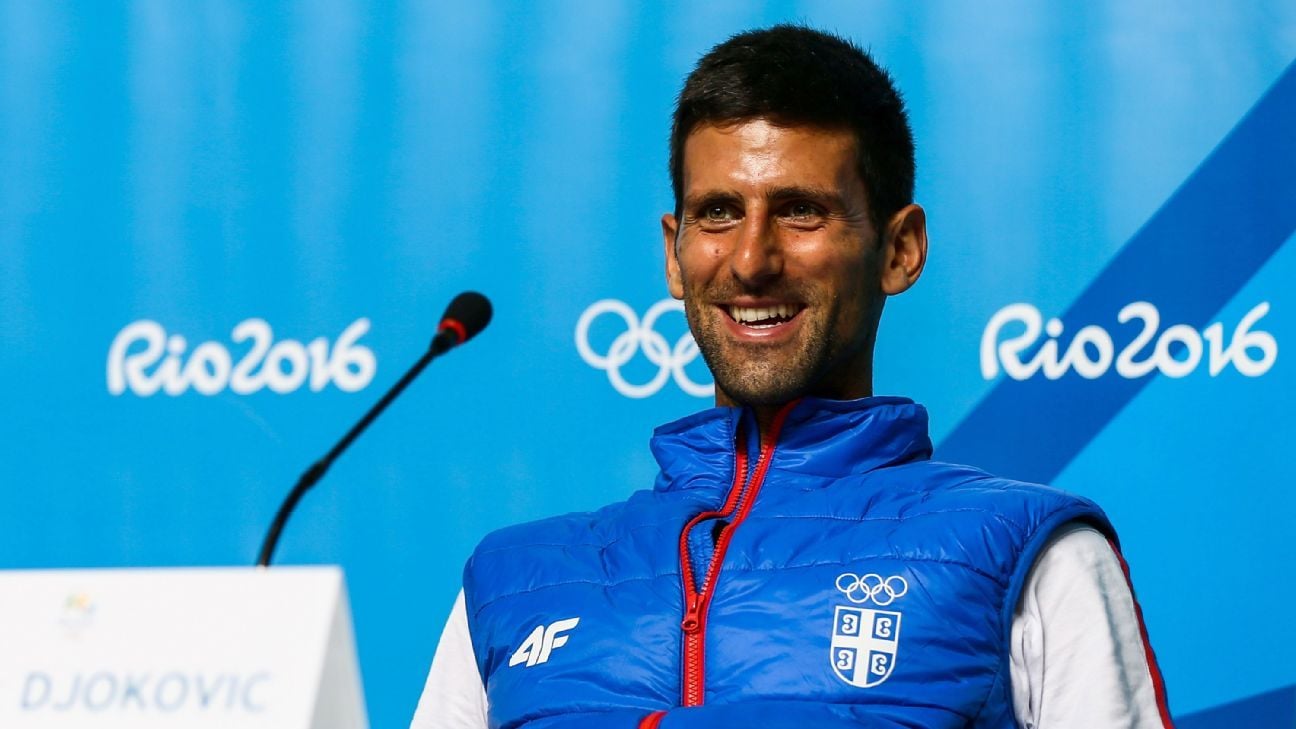 Tennis players at the Olympics, from Djokovic to Williams