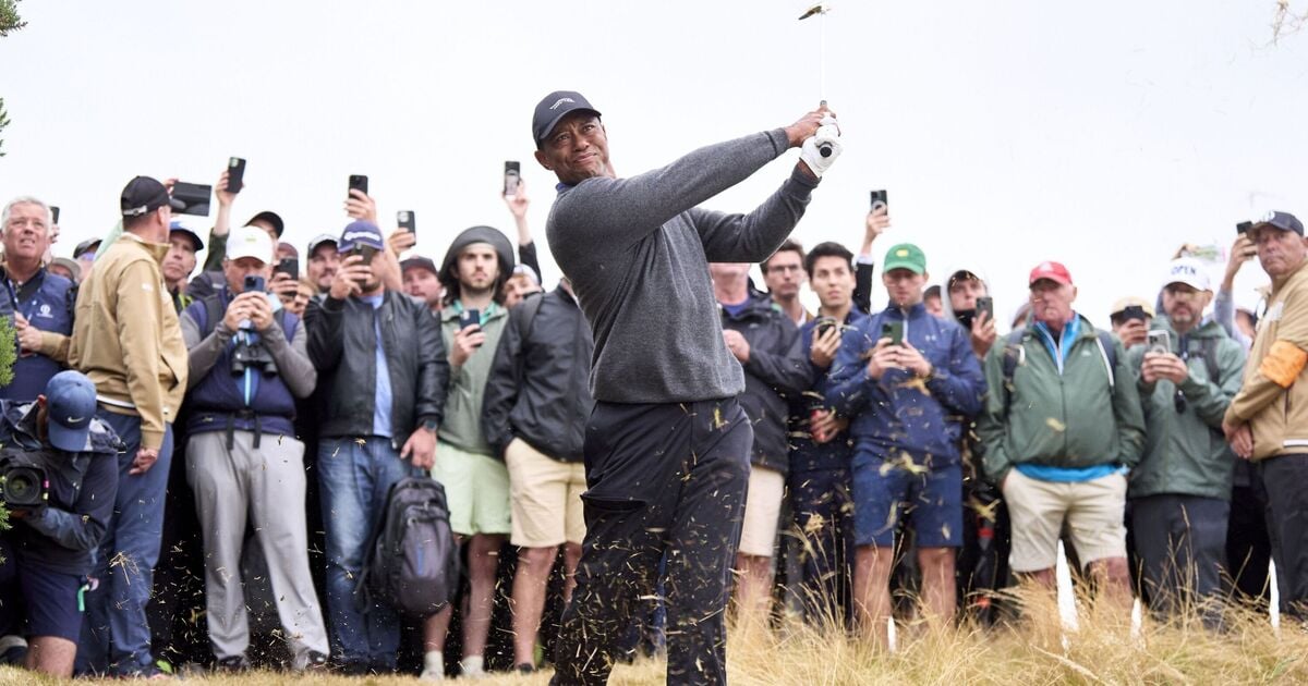 The Open crowd send Tiger Woods very clear three-word message after being told to retire