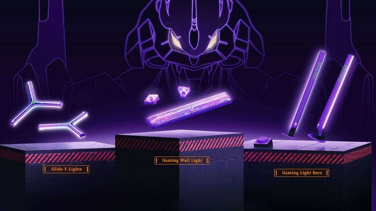 These Neon Genesis Evangelion Gaming Lights Will Make Your Room Look Like An EVA Unit Cockpit