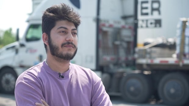 This trucker drove 16,000 km over 10 days in March. He still hasn't been paid