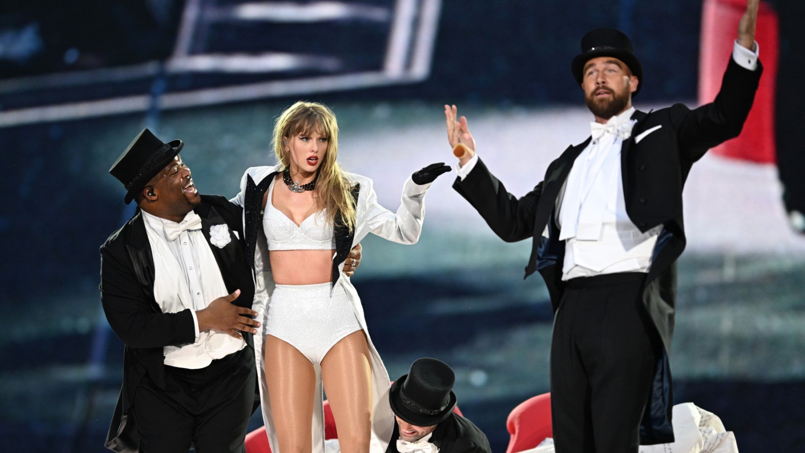 Travis Kelce Reveals He Was the Mastermind Behind His Eras Tour Appearance With Taylor Swift