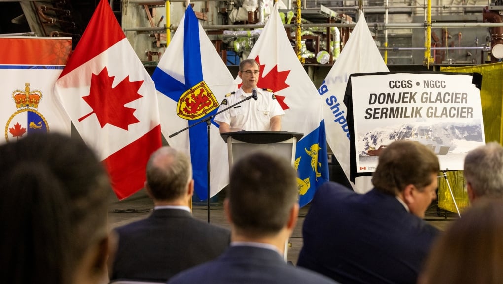 Two Canadian Coast Guard Arctic patrol ships named after northern glaciers