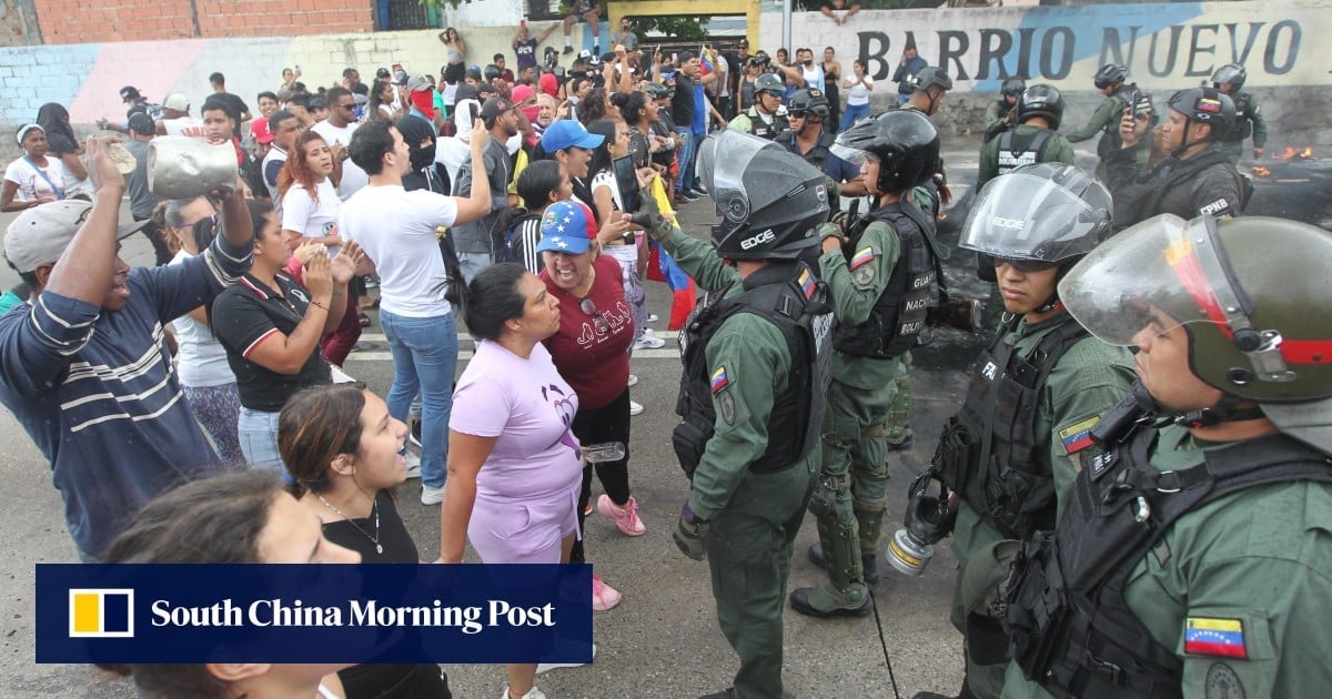 Venezuelan protests break out as government claims election win