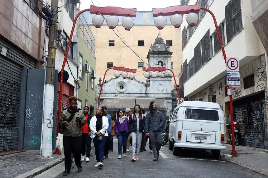 Visitors uncover Black Brazilian past of Sao Paulo's Japanese neighborhood