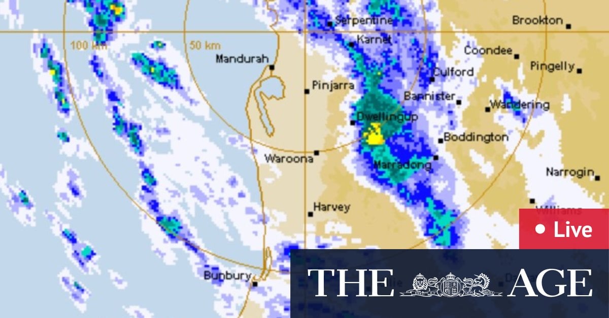 WA news LIVE: Perth cops a drenching overnight as storm warning remains in place
