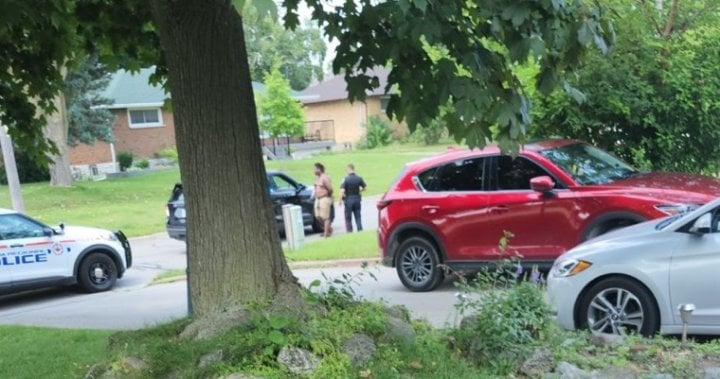 Witness says he saw suspect surrender in Oshawa double homicide